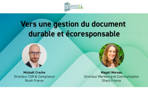 Magali Moreau, sharp France et Mickael Creche, Ricoh